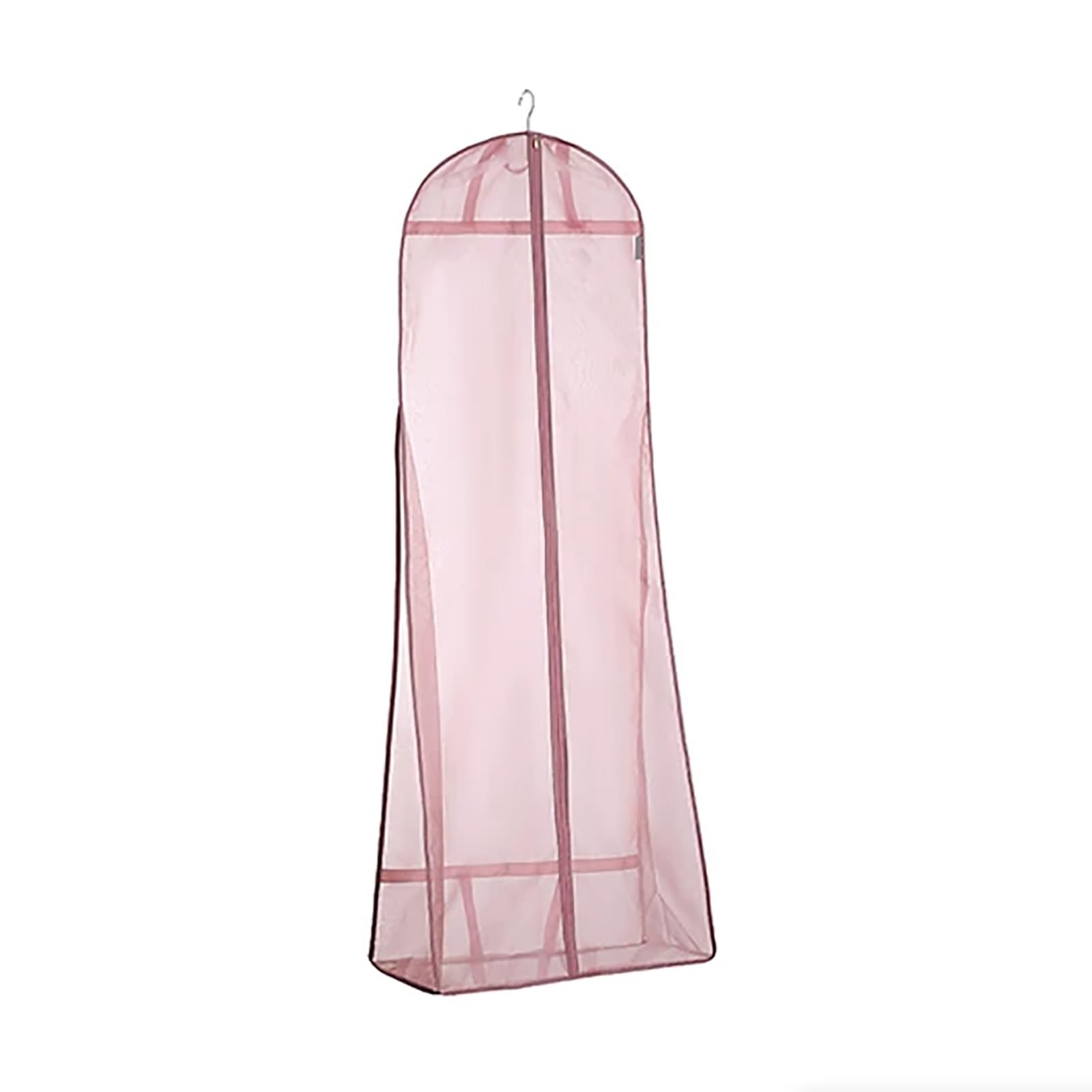 Clothing Bags for Hanging Clothes, Garment Covers，Dress Bags for Coats, Silk Garments and Knitwear(Pink,60 * 17 * 90cm/24 * 7 * 35in)