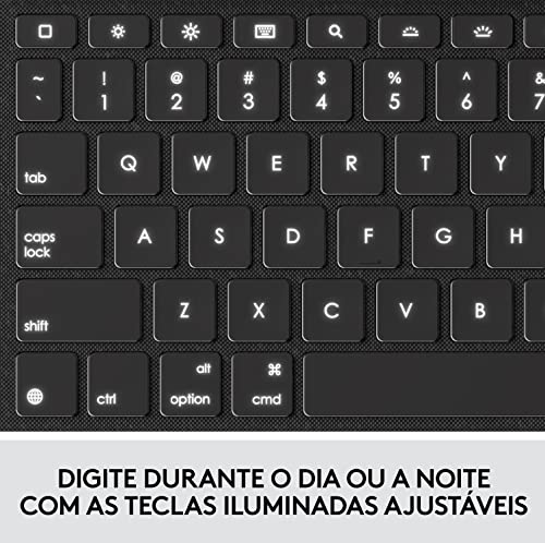 Capa com Teclado Combo Touch para iPad 7ª, 8ª e 9ª Geração com Carregamento via Smart Connector e To