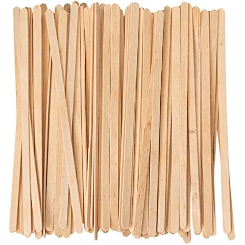 Comfy Package 500 Count Wooden Coffee Stirrers Cover