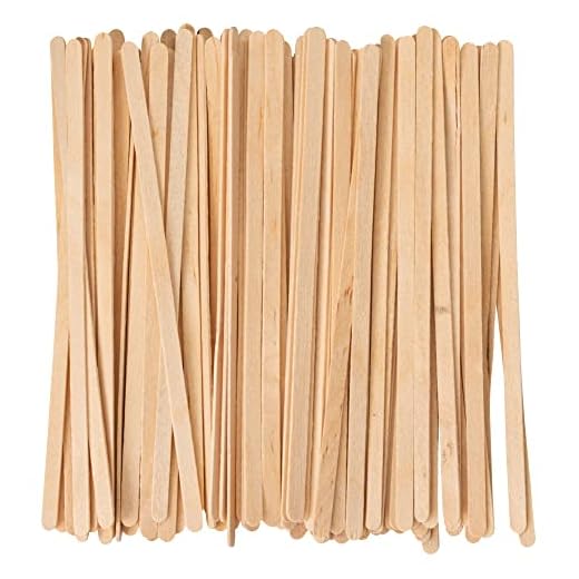 Gusto 5.5-Inch Wooden Coffee Stirrer Pack