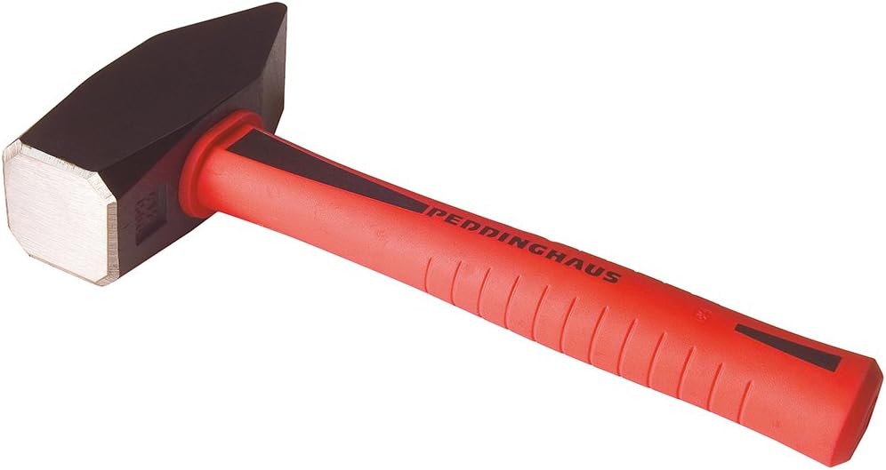 Peddinghaus 5295981500 Nordic Pattern Blacksmiths Hammer with Ultratec Handle, Black/Red, 1500 g