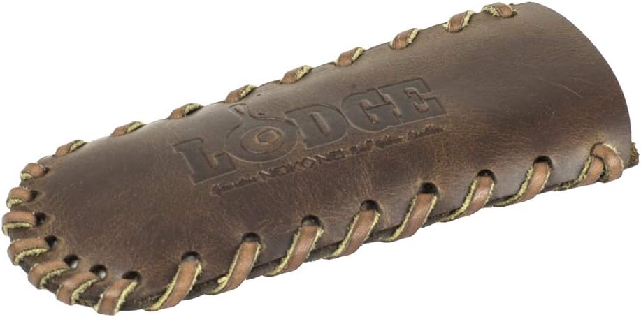 Nokona Leather Hot Handle Holder, Spiral Stitched, Coffee