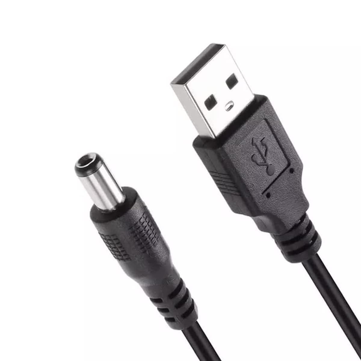 RUITEXUN USB to DC 5.5mm Cable, 1m/3.3ft USB 2.0 A Type Male to DC 5.5 x 2.1mm Male Power Plug Barrel Connector DC 5V Cable