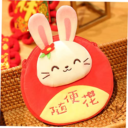 NOLITOY 4 Pçs Design Menina Festival Zodíaco Vermelho Para Coelho Sorte Primavera De Moeda Telefone