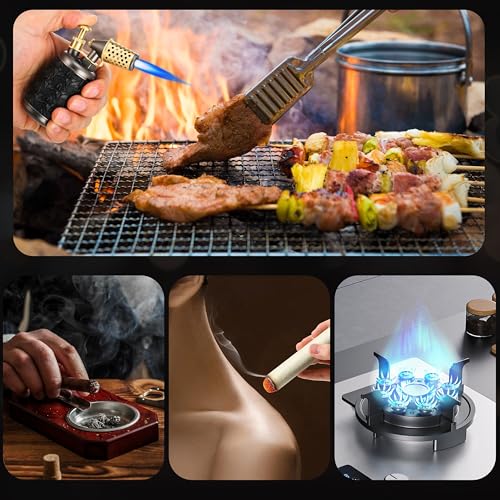 Encendedor de mesa recargable Ambrogio.L Jet Torch miniatura 6