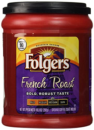 Image of Folgers French Roast Medium Dark Coffee 10.3 oz