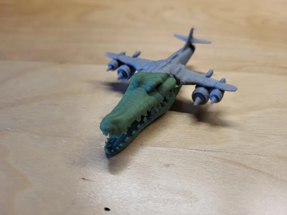 Craftgami Bombardino Crocodilo (Italian Brainrot) Miniature Toy 3D Printed - 1 Pc - Image 3 thumbnail