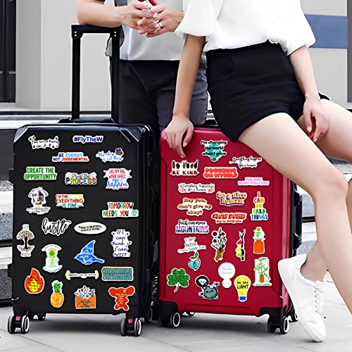 Alaxciax 100Pcs Motivational Stickers,Positive Stickers Affirmation Stickers Motivational Stickers For Kids Waterproof Cool Vinyl Cartoon Sticker For Teens Boys Kids Adults Laptop Guitar Phone Scrapbooking Journaling #TOP5