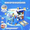 Super Wings Season 7 New Super Pets' Mini Base,Transforming Playset from Bus to Aircraft, with Super Pet Jett & Dizzy, Role Play Toys for Kids, Gifts for Girls Boys Age 3+