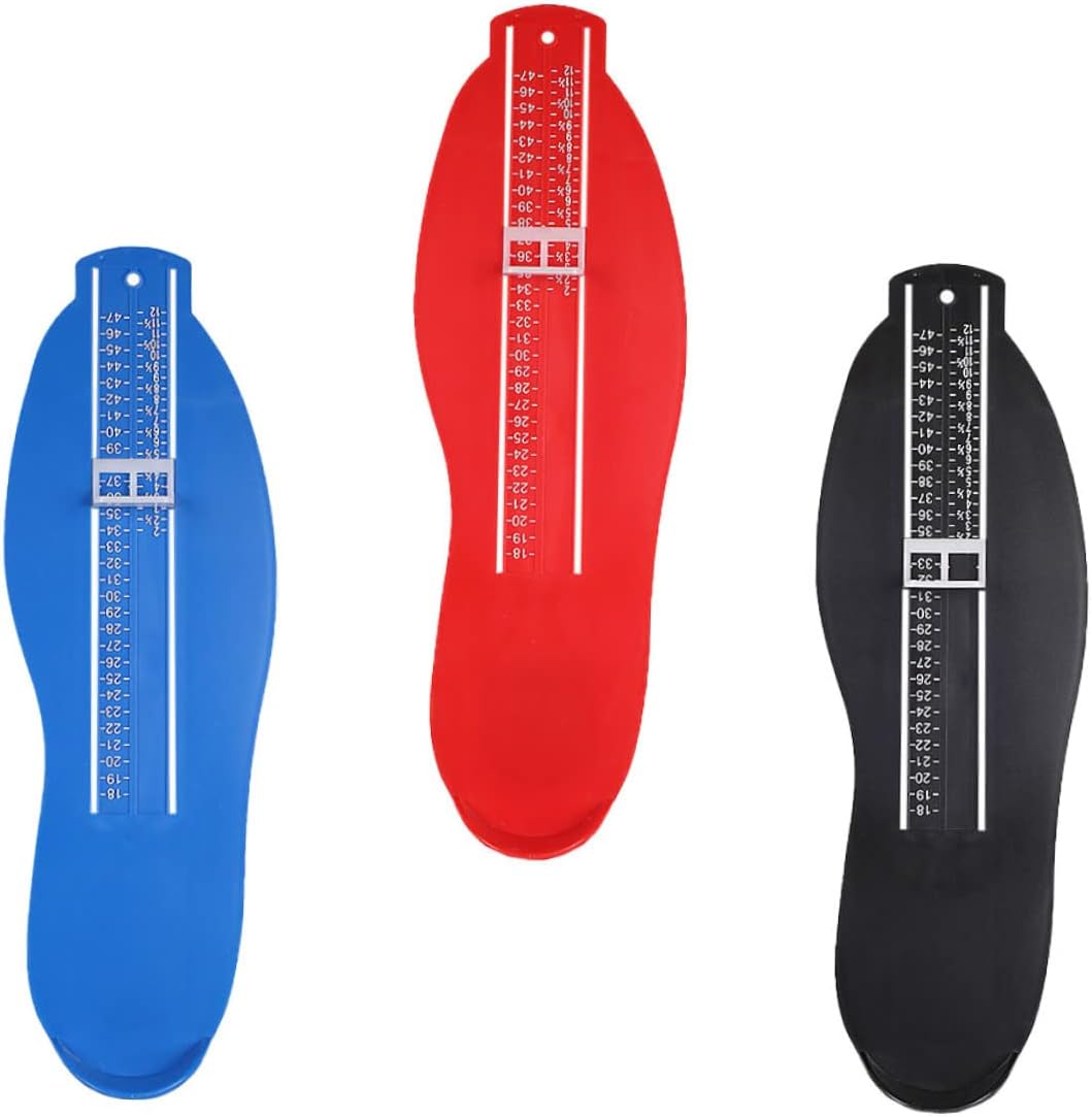 GALPADA 3pcs Foot Gauge Measuring Accurate Foot Measurer for Boy Girl and Adults Lightweight Non-skid Design for Shoe Measurement