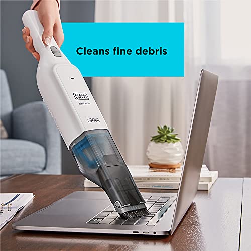 Image of BLACK+DECKER 12V MAX Handheld Vacuum Cordless, dustbuster AdvancedClean with Base Charger (HLVC315B10)