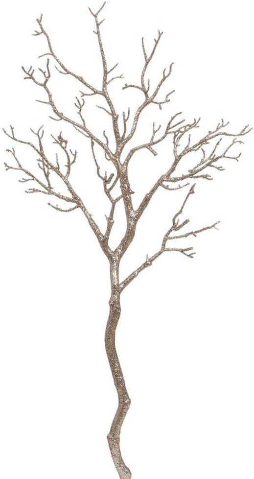 2020 Silver Branch 39'' - Elegant Holiday Decor Accent - Non-Traditional Christmas Tree Alternative