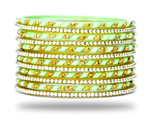 Bijoux indiens traditionnels femme ensemble bracelet mariage en verre ethnique