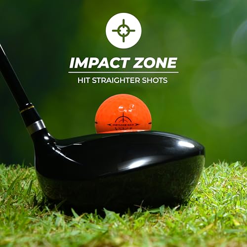 On Par Distance Max Golfbälle – 12er-Pack für verbesserte Distanz, Kontrolle und Genauigkeit, ideales Golfgeschenk für alle Schwunggeschwindigkeiten mit kräftiger Zielgrafik, Premium-Golfzubehör