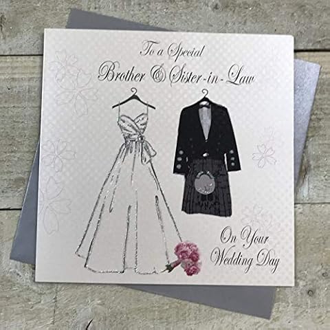 Handmade Wedding Card for Brother & Sister-in-Law Cover