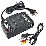 N64 Power Supply,AC Adapter Power Supply and AV Composite Video Cable Cord for N64