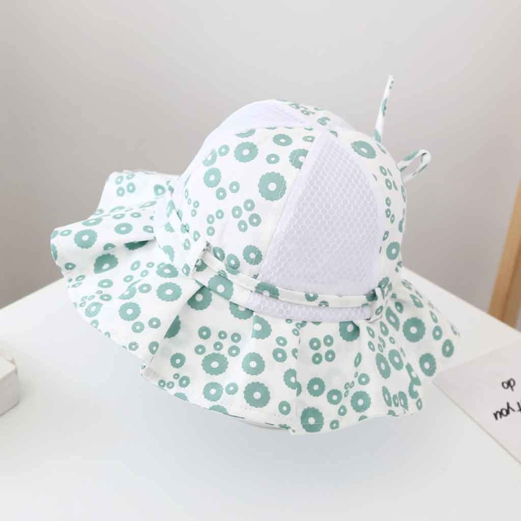 EDDGE Cappello da Bambino Adorabile Cappello da Neonato da Neonato Cappello a Rete Traspirante Cappello Estivo da Spiaggia Cappello da Sole (Color : C, Size : (46-50cm))