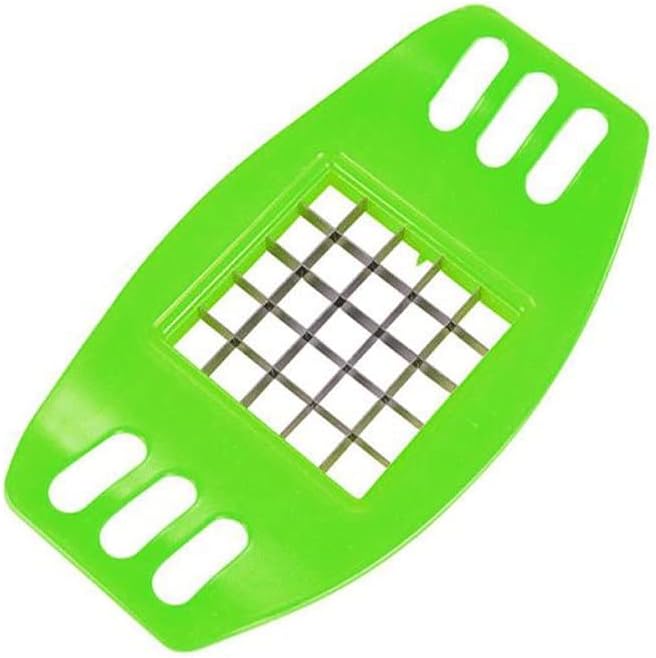 1PC Potato Cutter Stainless Steel Potatoes Chopper Chips Making Tool Gadgets Accessories (Color : Random, Size : One Size)