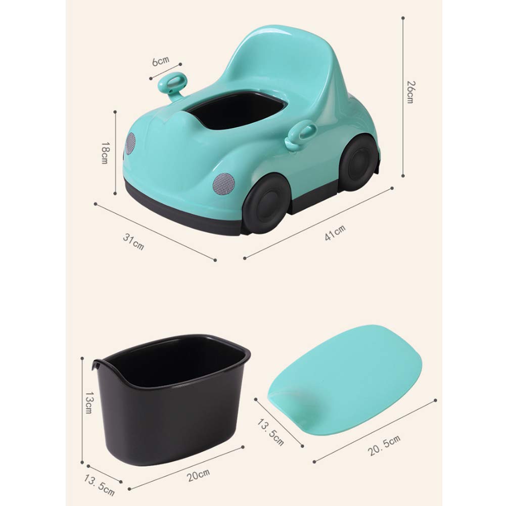 Baby Töpfchen, Toilettentraining für Jungen und Mädchen, Tragbare Herausnehmbare Cartoon-Toilette, Leicht zu Reinigen, für Kinder Von 1-7 Jahren(A)