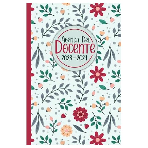Agenda Del Docente 2023-2024: giornaliero e settimanale | Diario per Insegnanti - Registro del Professore per l'anno - Formato A5