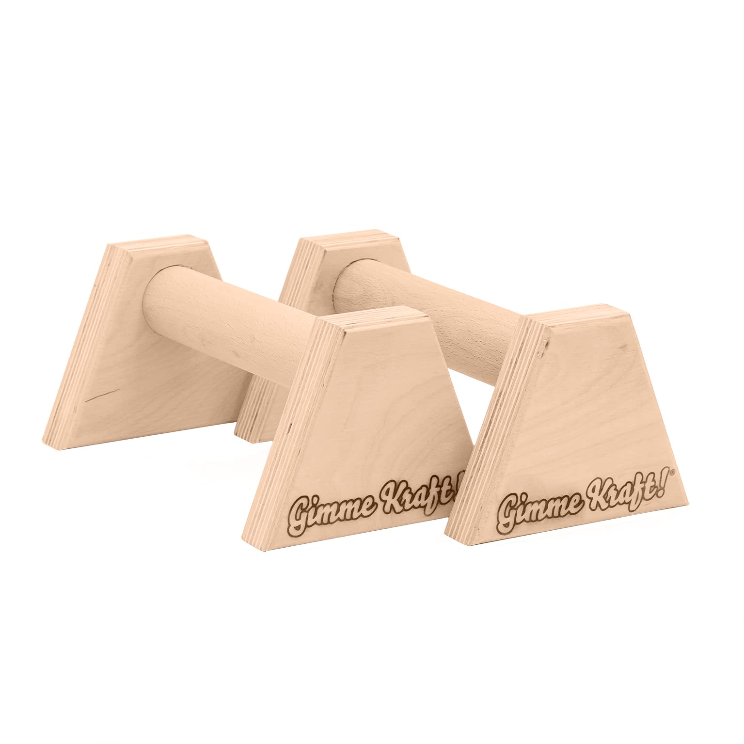 Barras De Flexiones De Madera Y Metal, Agarres Para Plancha, Garantía 5 Años, Ideal Para Calistenia