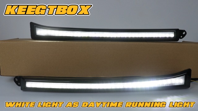 Amazon.com: KEEGTBOX Switchback White/Amber LED DRL Front Side