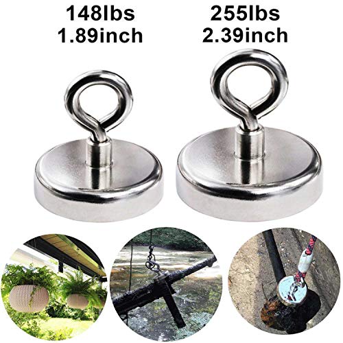 WINOMO Ganchos magnéticos Ferramenta de suporte de ganchos super forte 120 kg Sucção Decoração de Ca