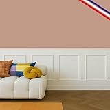 99 Déco   Kit de moulures murales en bois prédécoupées   Prêtes à coller et peindre   4 cadres   4 mètres   Antoinette A