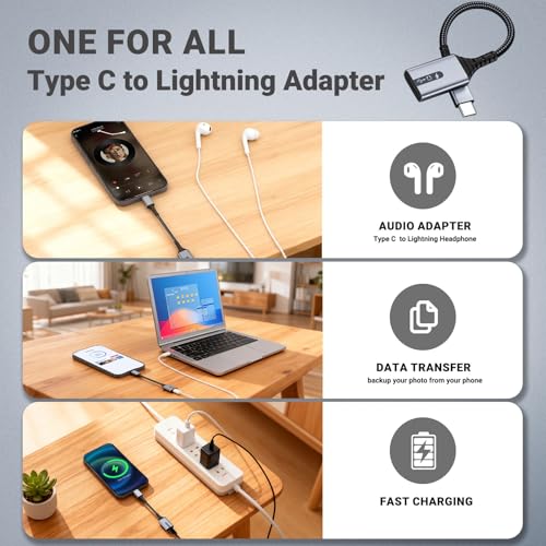 NICE BUDDY 3 in 1 Type C to Lightning Adapter for iPhone - image 2