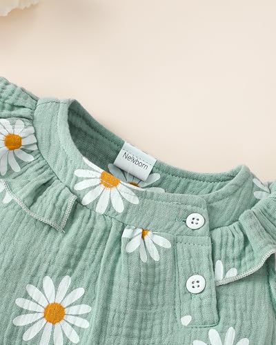 Newborn Baby Girl Clothes Romper Summer Outfits Infant Floral Short Sleeve Romper Jumpsuit Bodysuit2