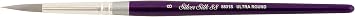 Silver Brush Limited 8831S Silver Silk Ultra-Round Brush for Watercolor, Gouache, and Acrylic Paint, Size 8, Short Handle