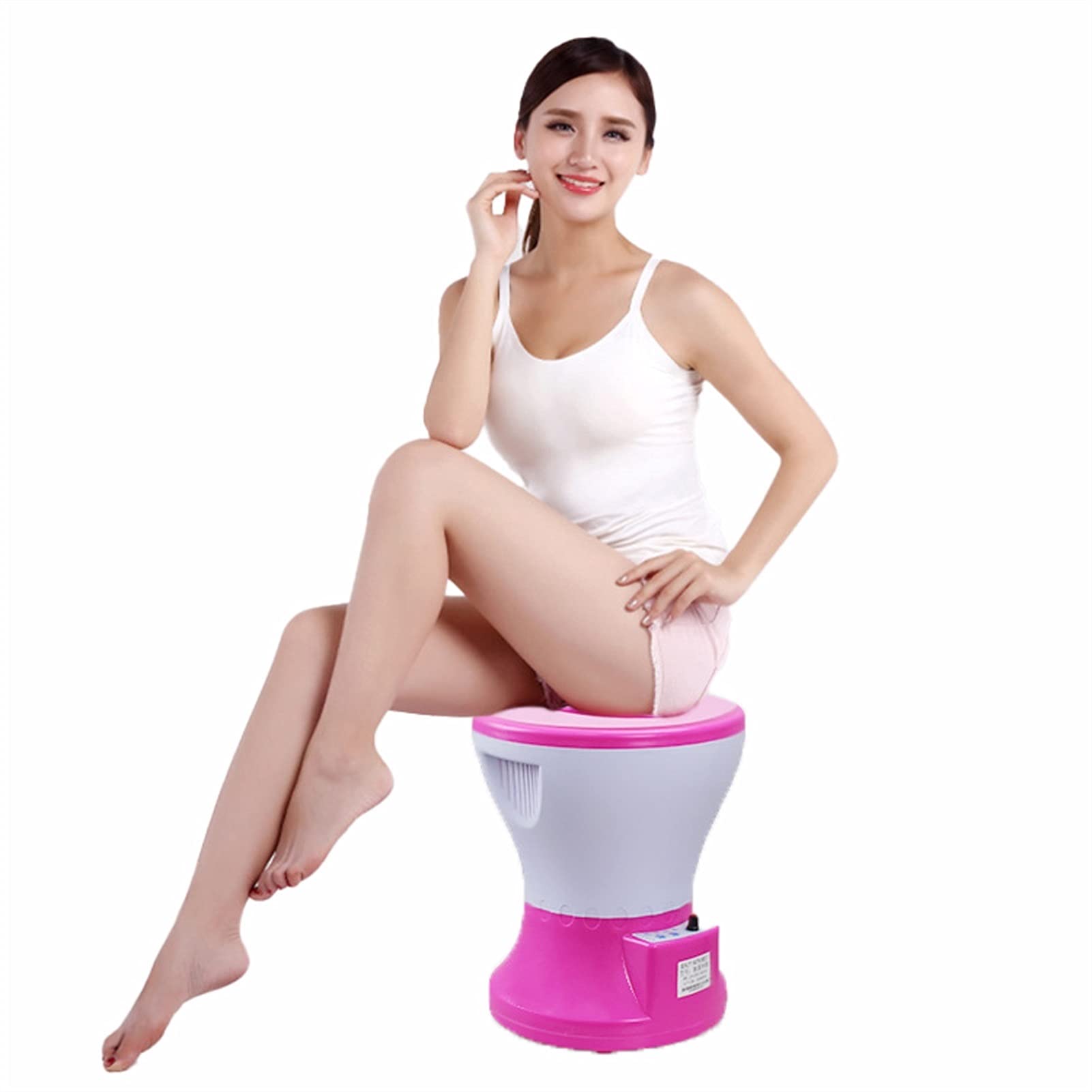 RSGK Asiento eléctrico de Vapor, Asiento de Vapor Vaginal para el Parto, Tratamiento de la menstruación Irregular, desintoxicación del Limpiador uterino, Alivio de la menopausia