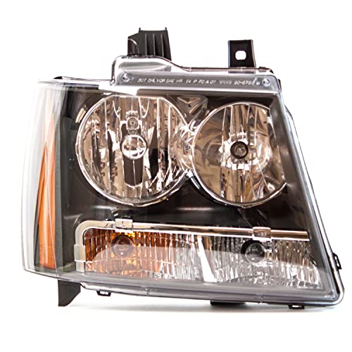 TYC Right Headlight Assembly Compatible with 2007-2014 Chevrolet Tahoe Suv