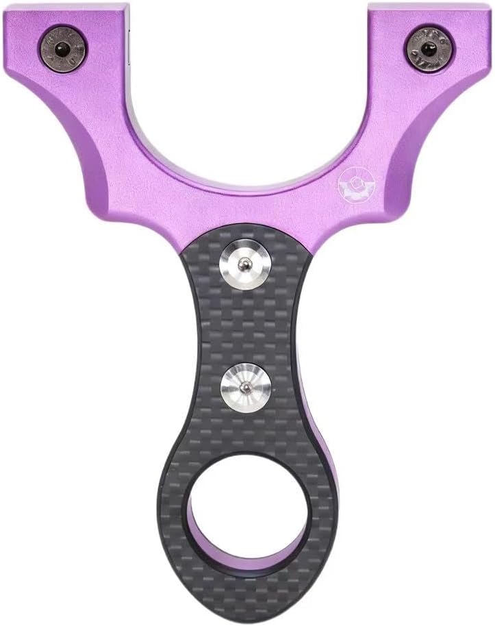 S-ACE Aviation Aluminum Hunting Slingshot with Fast Bands Clip Design