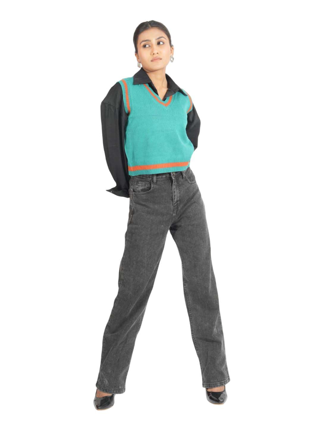 kotty Women's Cotton Blend Modern Pullover Sweater-picture-32