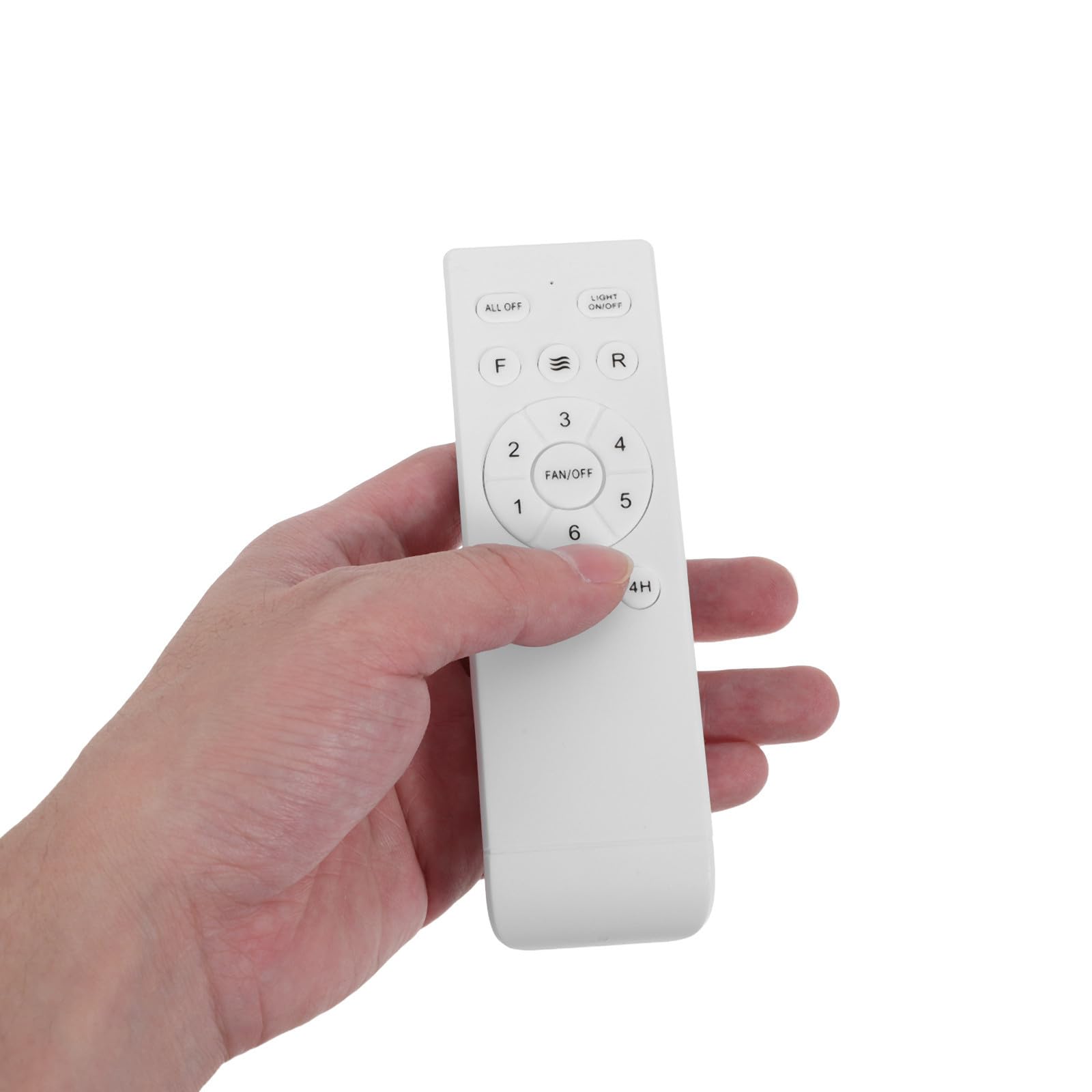 Kit Telecomando Wireless per Ventilatore da Soffitto Dc con Ricevitore e Controllo Lampada, Facile Installazione in Plastica, per Estivo in Casa