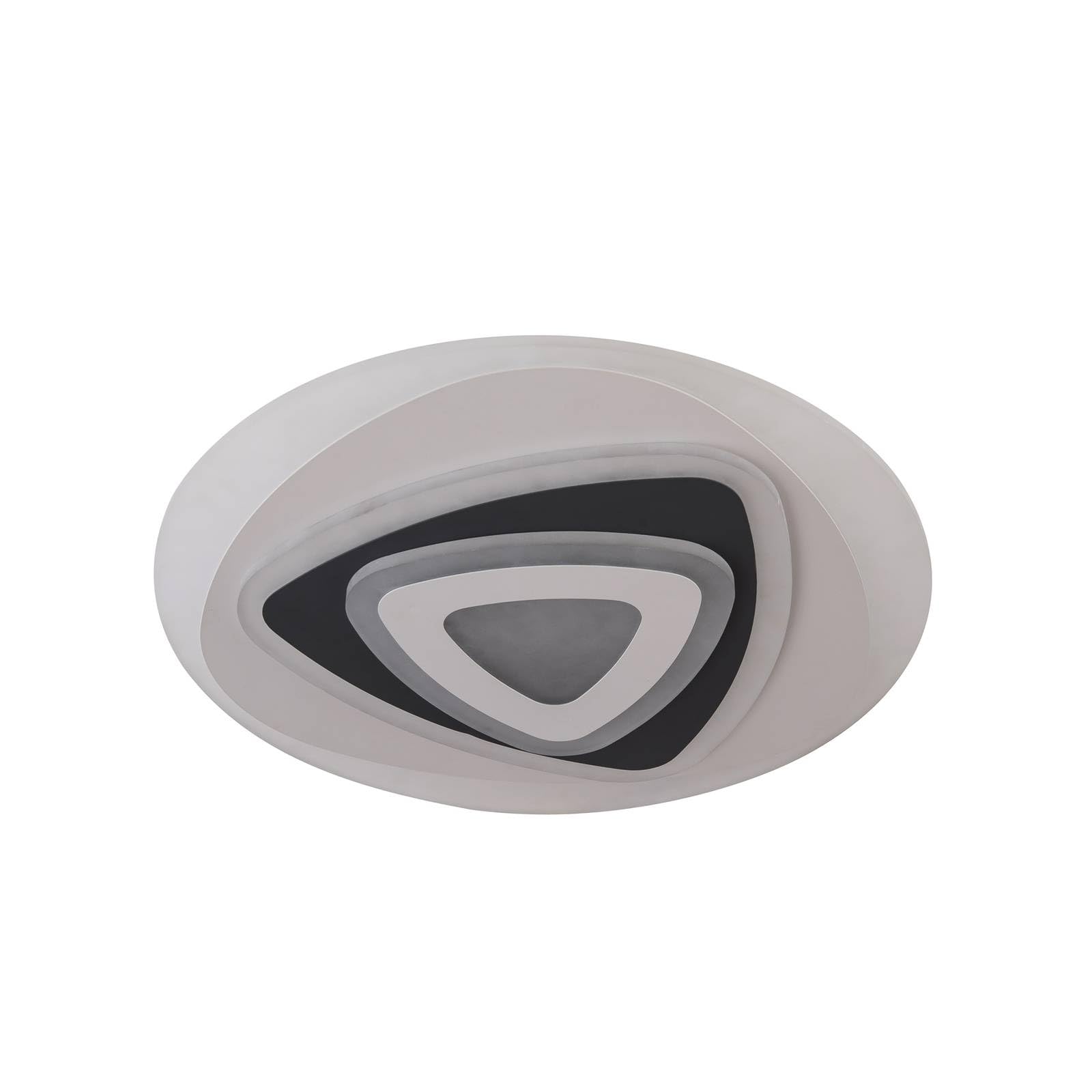 Lindby White, Anthracite, Opal Led Ceiling Light Rebeka Dimmable (Modern) In White For E.g. Living Room & Dining (1 Light Source,) From Ceiling Lamp,