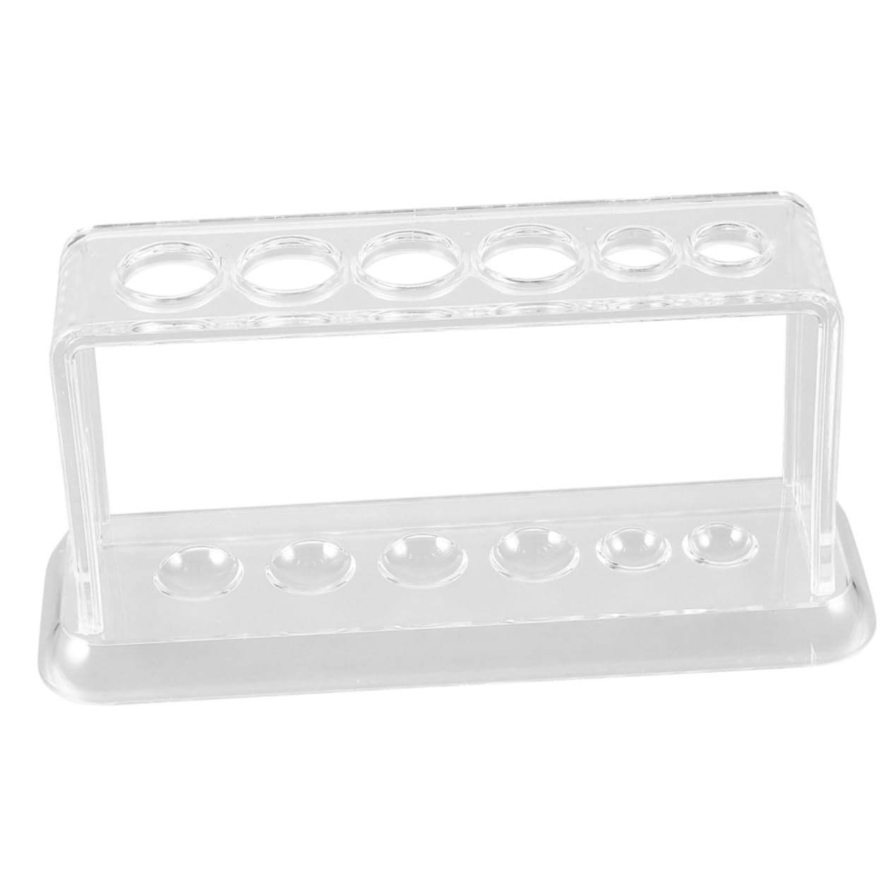 CIYODO Test Tube Rack Holder 6-Hole Steel Stand Laboratory Organizing Tool Easy to Use Store