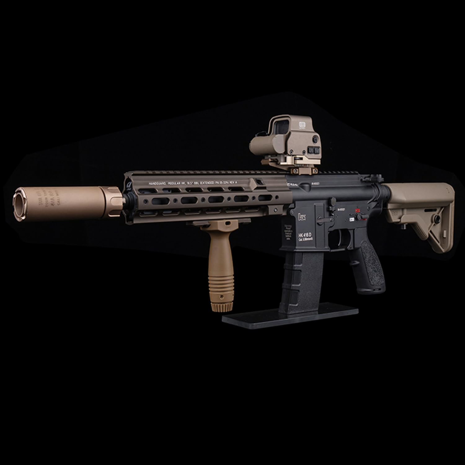 Zhongren Display Stand M4/AR15 Rifles Rack Mag Style Mount Storage AR Shooting Gun Holders Sighting Accessories for GBB/AEG (For AEG) - Image 3