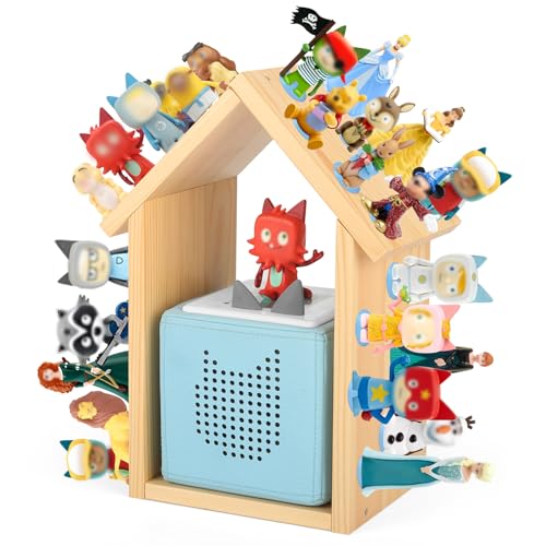House for Tonies Box Storage Organizer Shelf Holder for 40 Tonie Figures