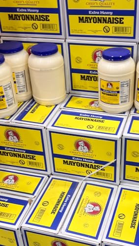 IEATWORLD Chef's Quality Extra Heavy Mayonnaise 1 Gallon 128 Oz (1, Unit) image 4