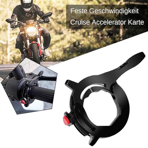 Image of Hodaqe Motorcycle Grip Assist Clip Accessory, Handlebar Support Clip for Long Rides with Release Button(1Pcs, Black)