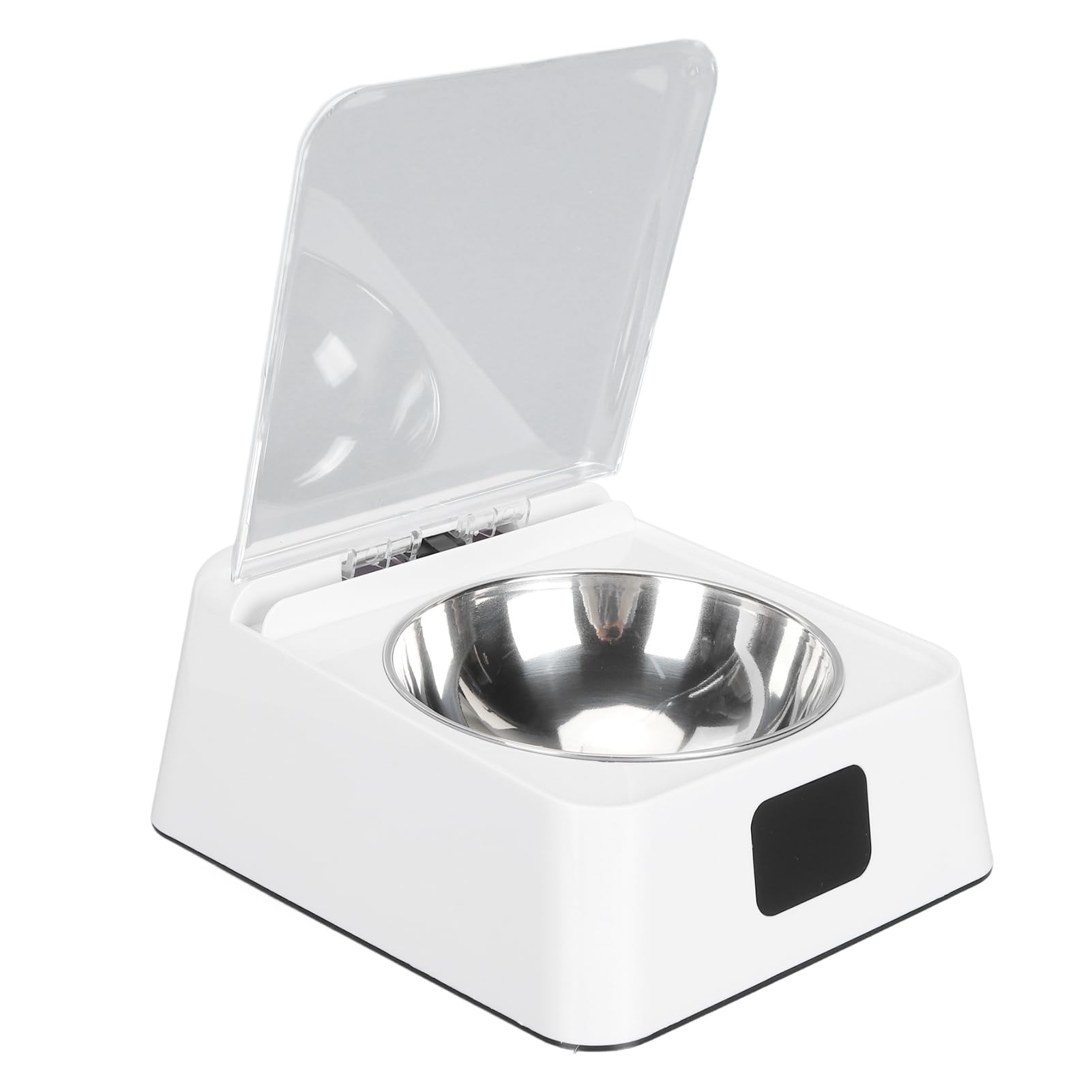 Comedero Inteligente para Mascotas con Sensor Infrarrojo, ABS y Acero Inoxidable, Batería de 2000 MAh, Multifuncional, Fácil de Limpiar para Gatos