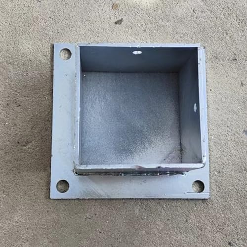 Soportes de metal robustos que solucionan postes inestables 6