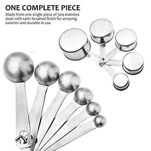 Accmor AC2019-ALL 11 Piece Stainless Steel Measuring Spoons Cups Set thumb #5