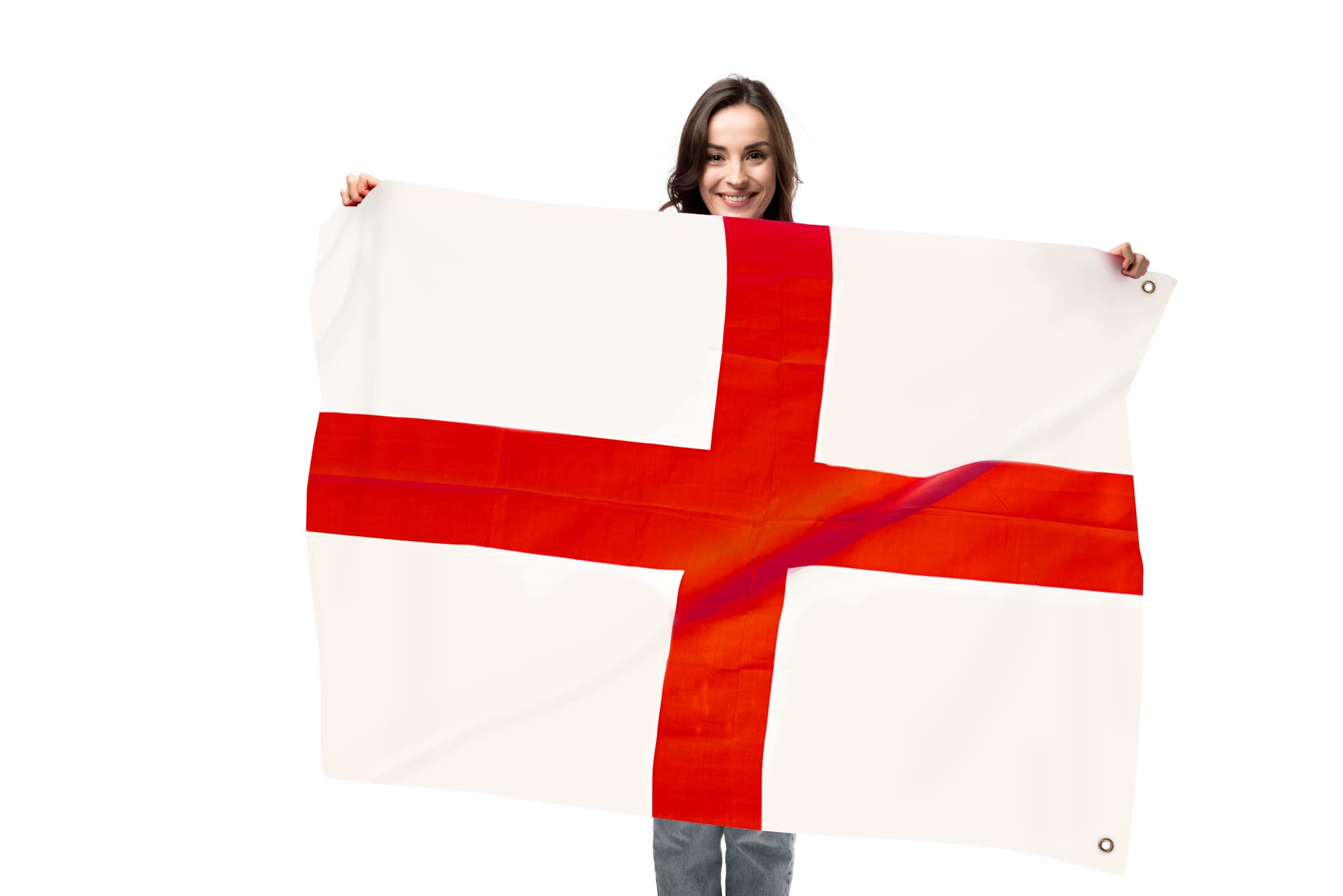 AhfuLife Inghilterra St George Bunting 30pcs Bandiere, 12m - Foto 4