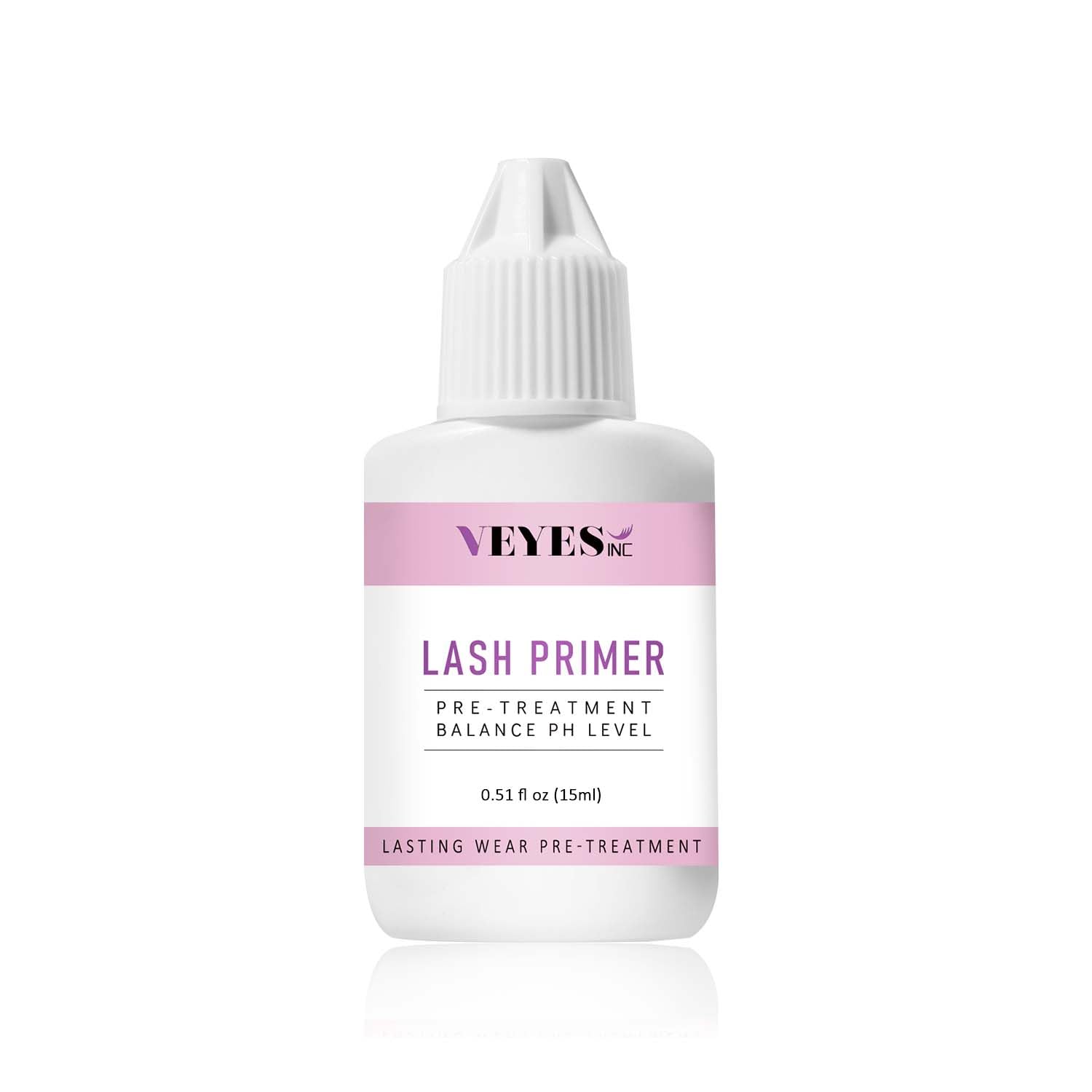 VEYES INC Lash Primer for Eyelash Extensions 15ml Professional Use Only Easy to Removes Proteins and Oils Increase Adhesive Bonding Power
