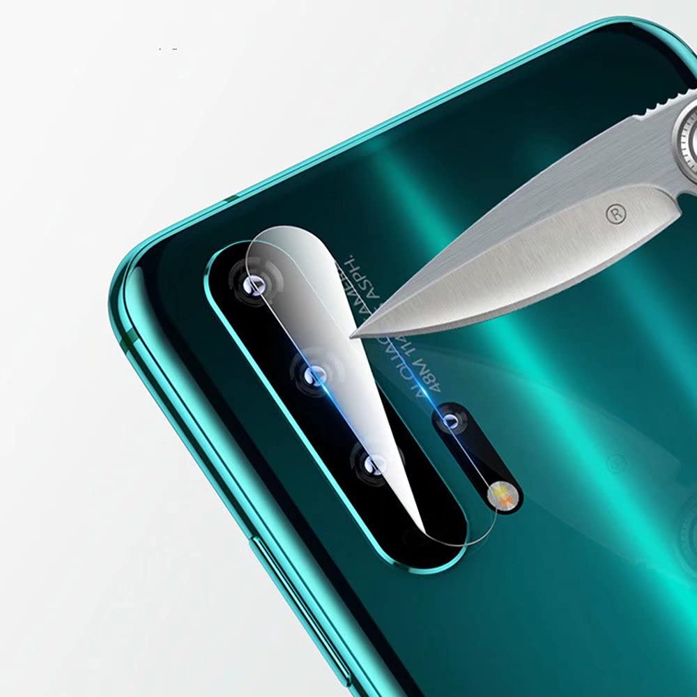 FTRONGRT per Nokia C42 Pellicola Dell'obiettivo Della Fotocamera (2 Pezzi) e Pellicola Dello Schermo (2 Pezzi), Vetro Temperato, Ultra-sottile. Nero + Trasparente