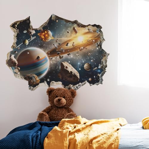 Vinilo Decorativo Espacial Galaxy 3D Universo Planeta miniatura 7