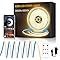 Yeewhale COB LED Strip Lights 3000K 10M 24V Dimmable LED Strip Kit ...